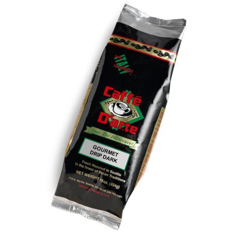 Caff Darte Gourmet Drip Dark Roast Whole Bean