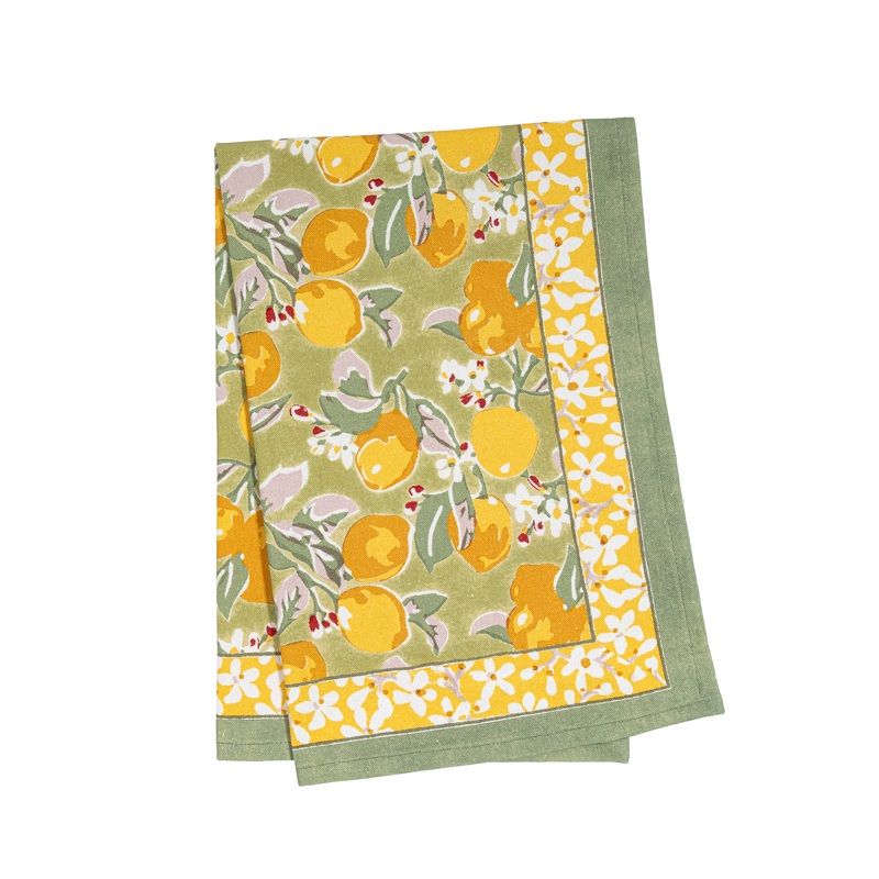 Citron Vert & Yellow Tea Towels 20×30
