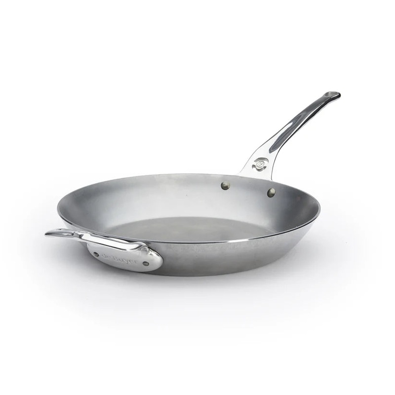deBuyer MINERAL B PRO Carbon Steel Fry Pan – 12.5″
