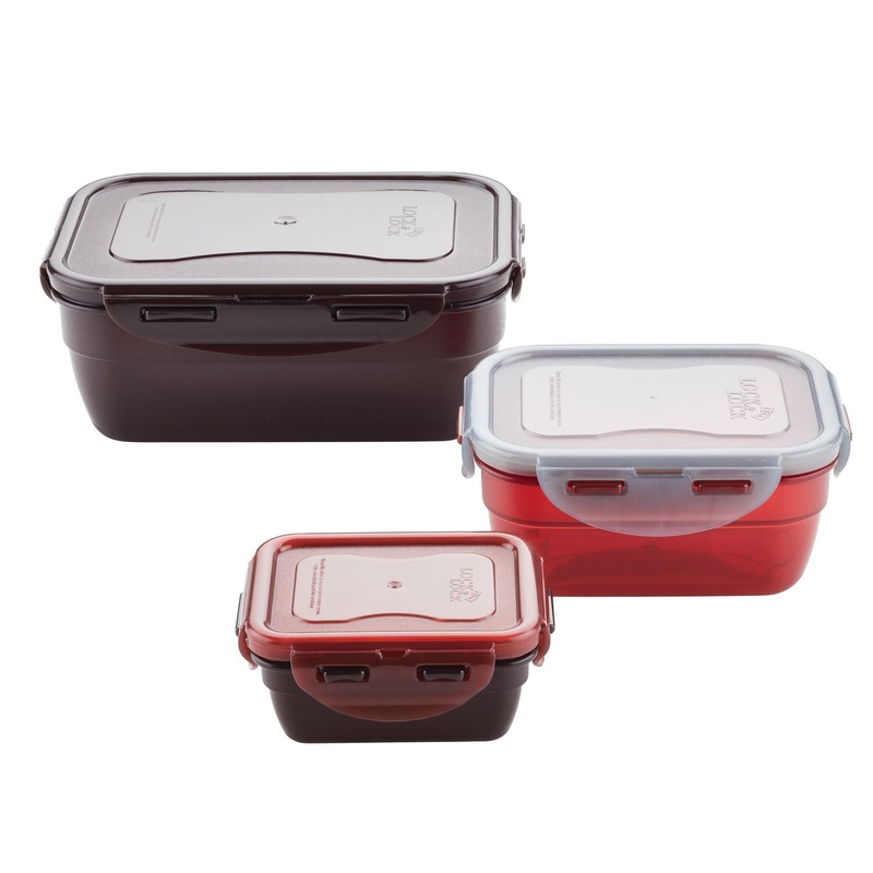 ECO 6-Piece Rectangular Food Storage Container Set