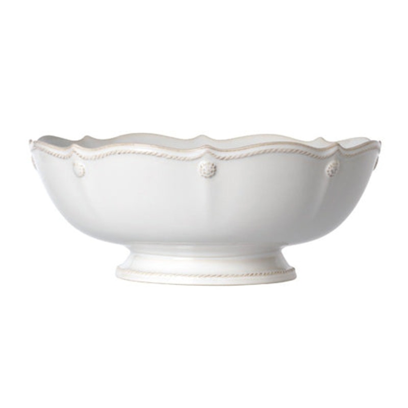 Juliska Berry & Thread 11″ Footed Fruit Bowl – Whitewash