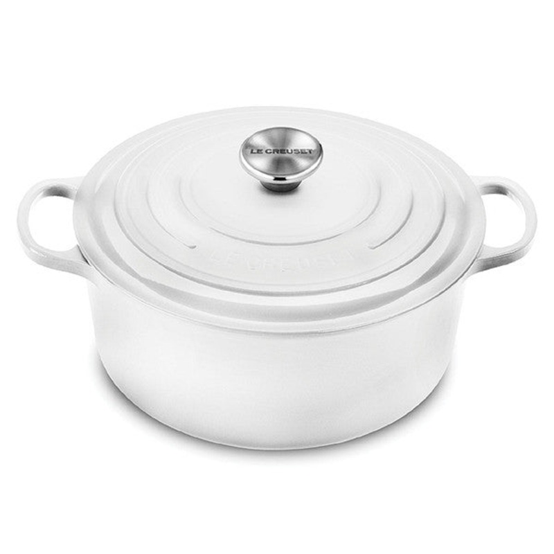 Le Creuset – 5.5 Qt. Signature Round Oven – White