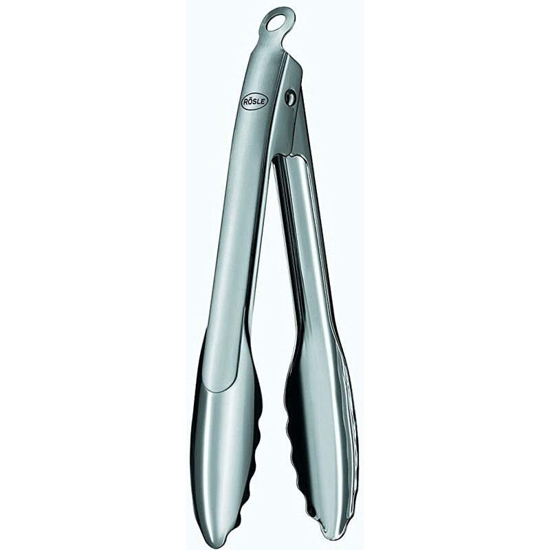 Rosle Stainless Steel Locking Tongs – 9.1″