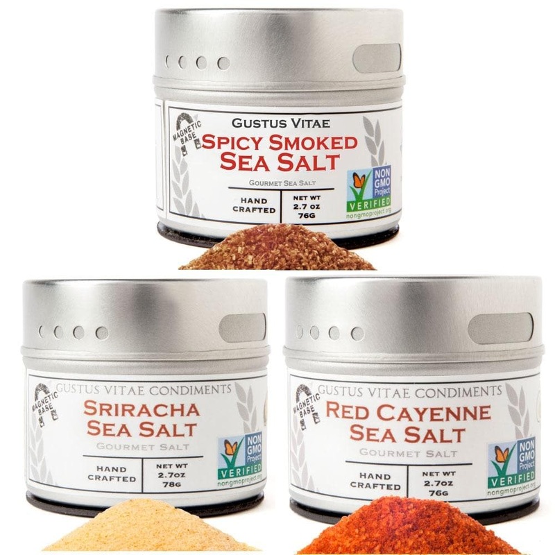 Spicy Salts for Spring – 3 Pack Collection by Gustus Vitae