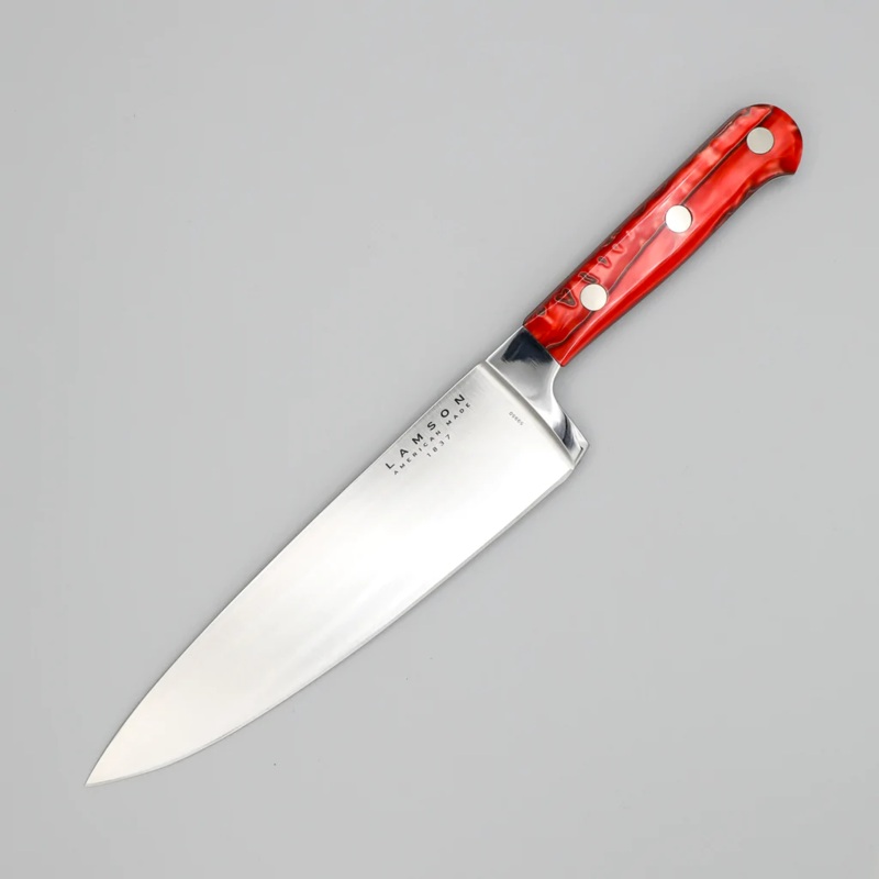 Lamson Forged 8″ Wide Chef, Fire