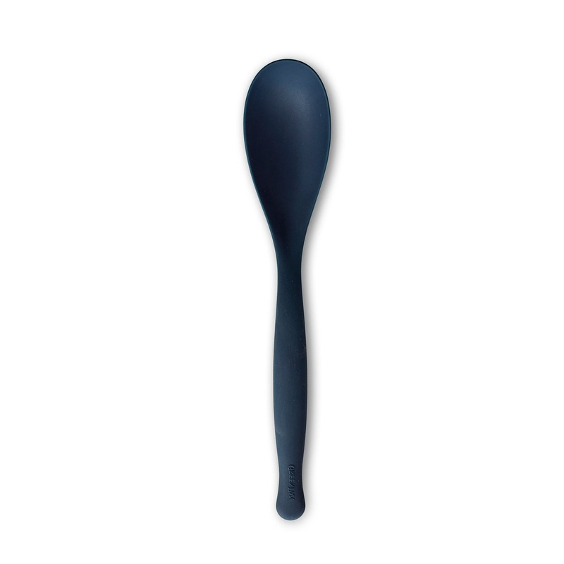 Premiere Silicone Solid Spoon | Oxford Blue