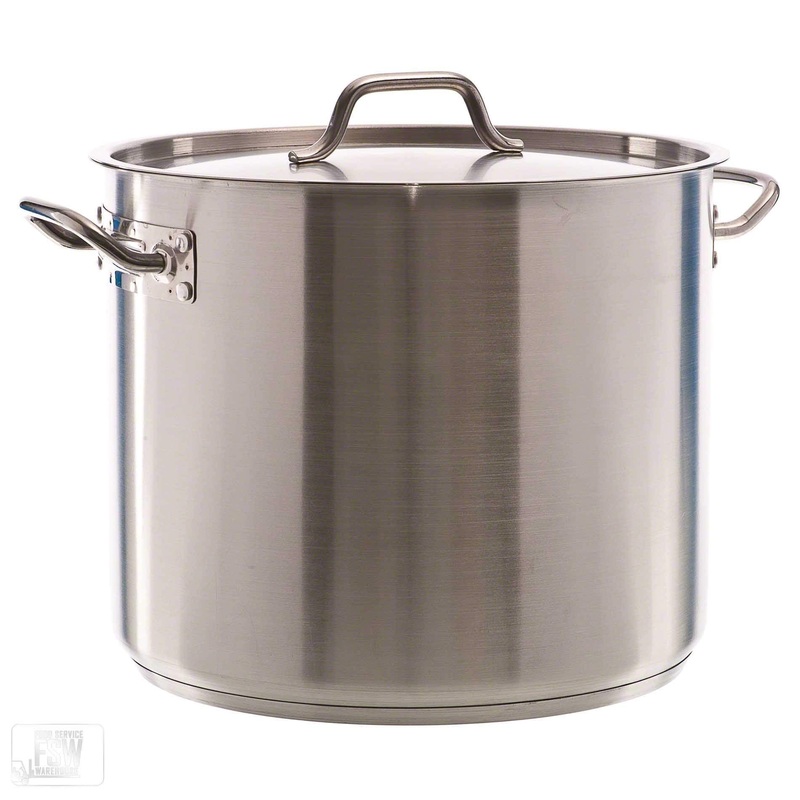 Update International 32 Qt Super Steel Stock Pot