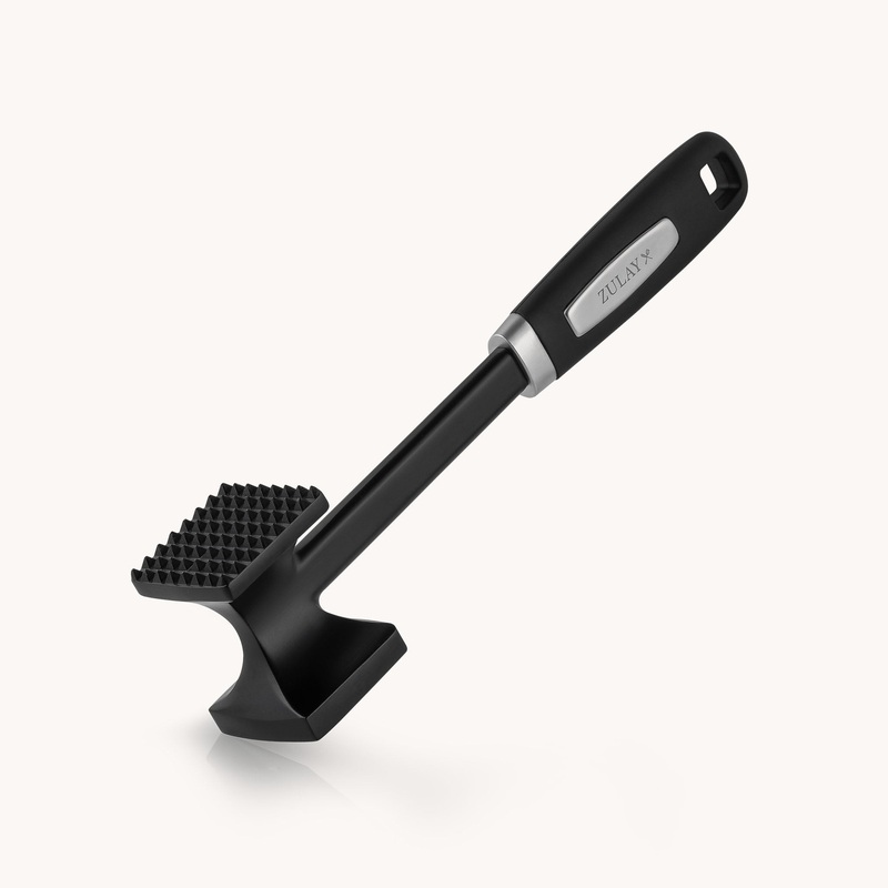 10-Inch Dual-Sided Meat Tenderizer Tool  Stainless Steel Meat Mallet