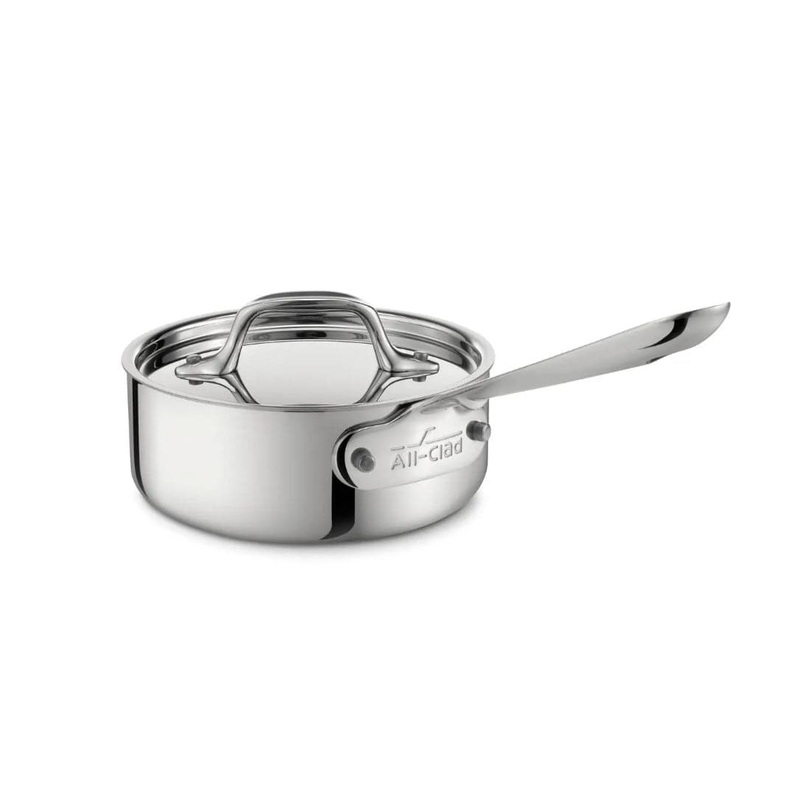 All-Clad D3 Stainless 3-Ply Bonded Saucepan 1 Quart