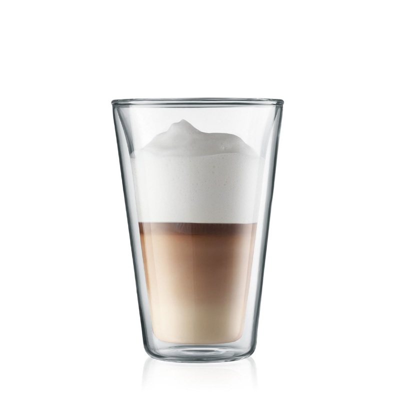 Bodum Canteen Double Wall Glasses – 13.5 ounces – Set of Six