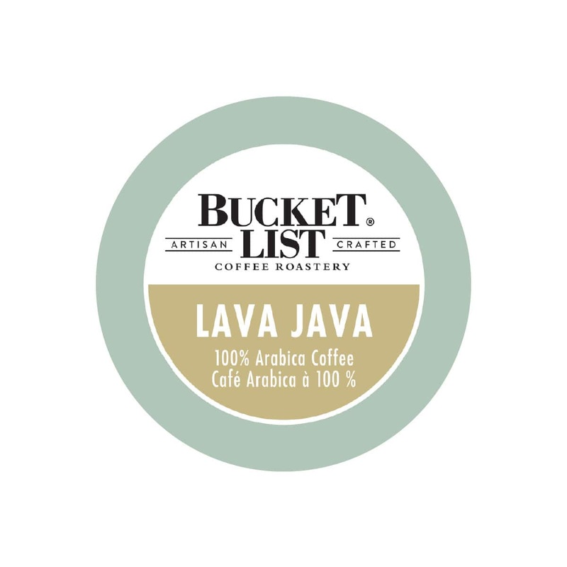 Bucket List Coffee Lava Java Single Serve Pods (Box of 24)