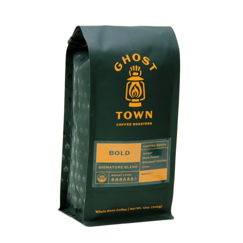 Ghost Town Bold Whole Bean Coffee – 12 oz