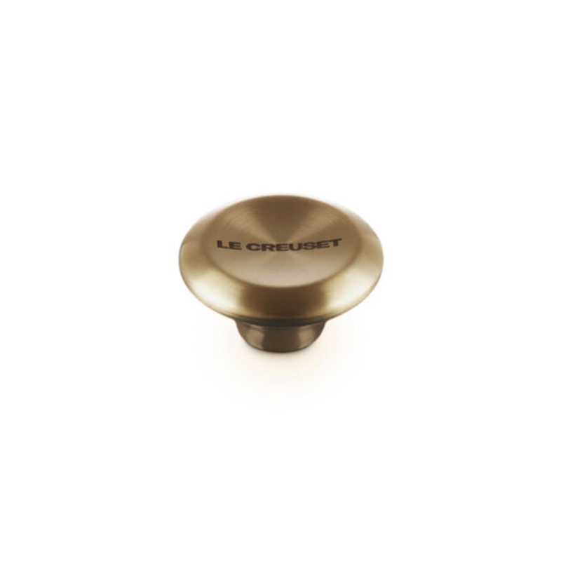 Le Creuset Signature Stainless Steel Knob Light Gold M 2″