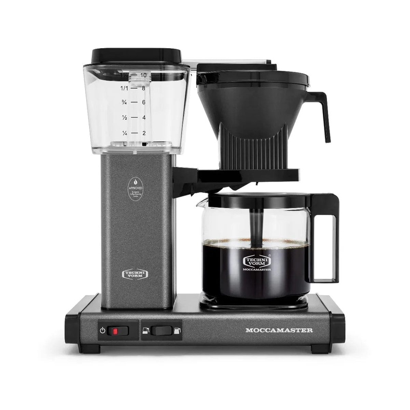 Technivorm Moccamaster KBGV Select Glass Carafe Brewer 53949 (Stone Grey)