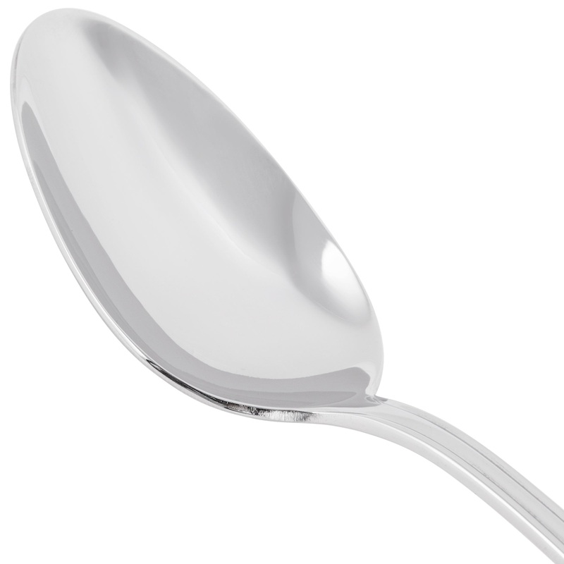 World Tableware 981 002 Sonata 7 1/8″ 18/8 Stainless Steel Extra Heavy Weight Dessert Spoon – 12/Pack
