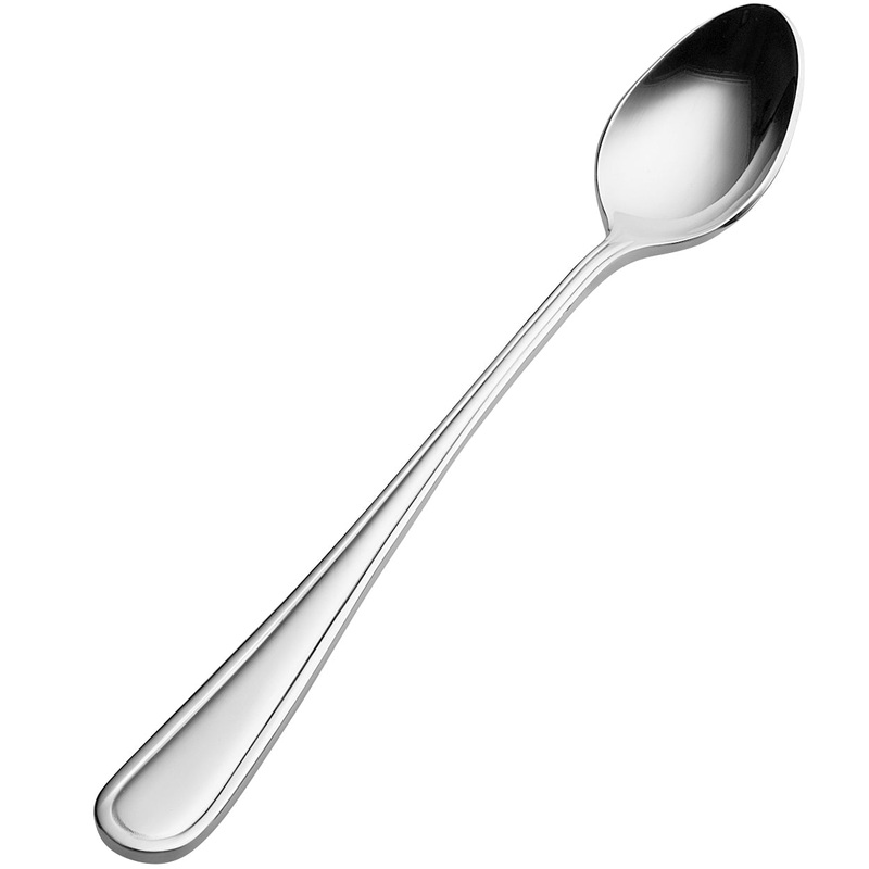 Bon Chef S302 Tuscany 7 1/2″ 18/10 Stainless Steel Extra Heavy Iced Tea Spoon – 12/Pack