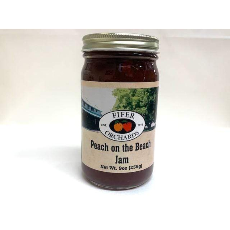 Fifer Orchards Peach on the Beach Jam 9 oz
