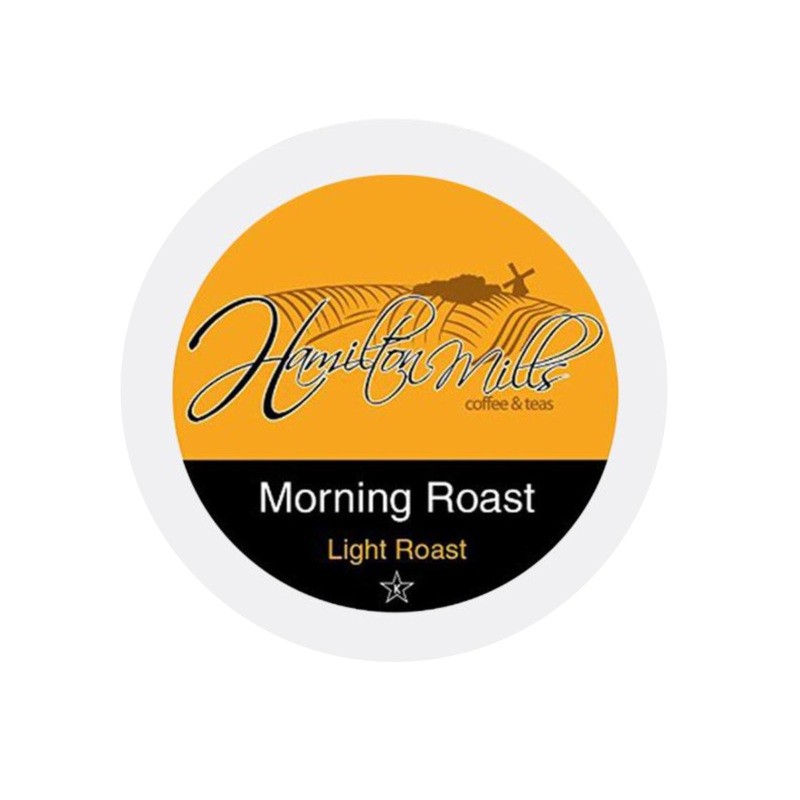 Hamilton Mills Morning Roast Single-Serve Coffee Pods (Box of 40)
