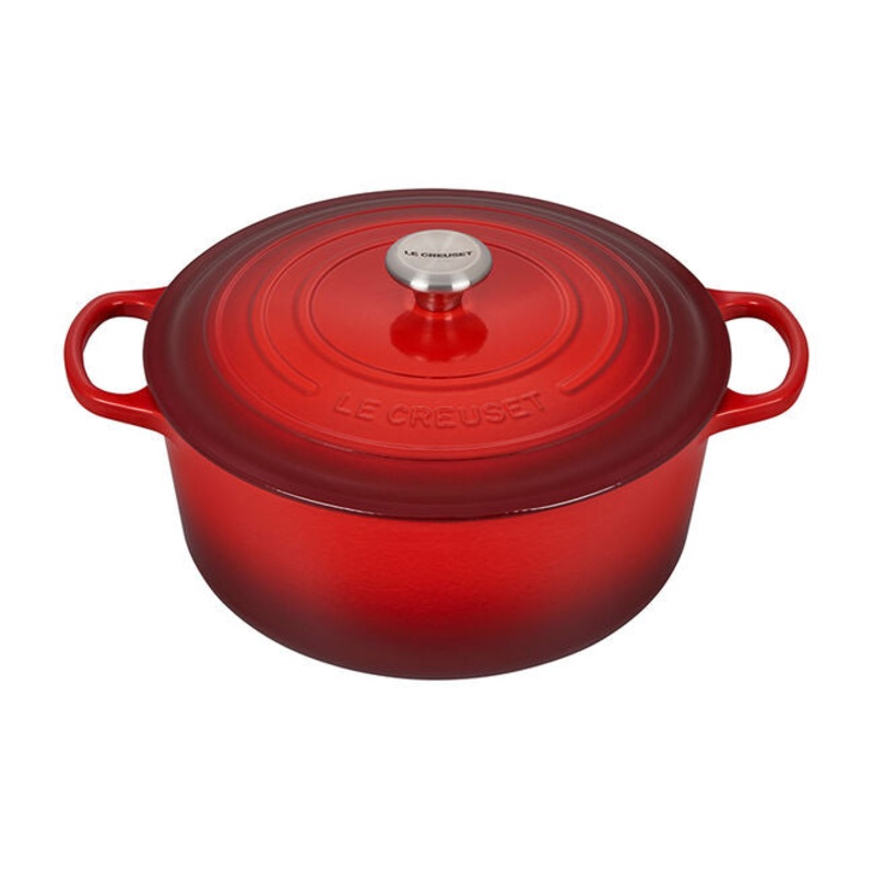 Le Creuset – 9 QT Signature Round – Cerise