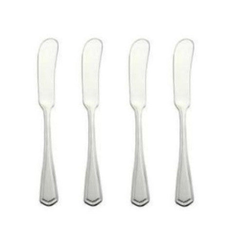 Oneida Jefferson Set of 4 Butter Spreaders 18/8 Stainless