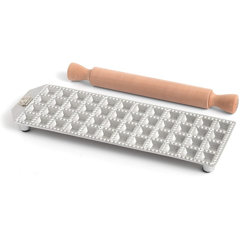 Ravioli Mold by Marcato, Made in Italy, Makes 48 Square Raviolis, 1-Inch