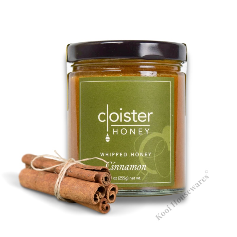 Raw, Infused Cinnamon Whipped Honey from Cloister Honey