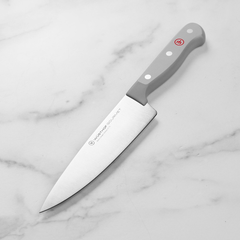 Wusthof Gourmet 6″ Chef’s Knife, Grey Handle