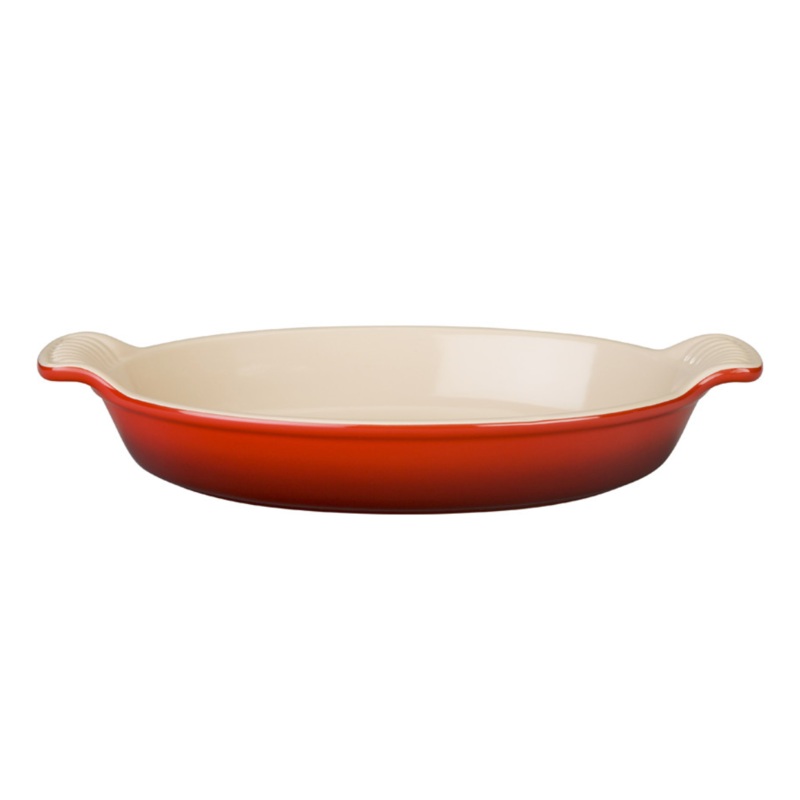 Le Creuset – 1 Qt. Au Gratin Dish  – Cerise