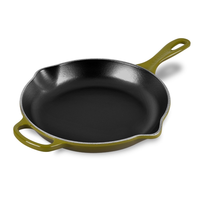 Le Creuset Signature Cast Iron 10.25″ Olive Skillet