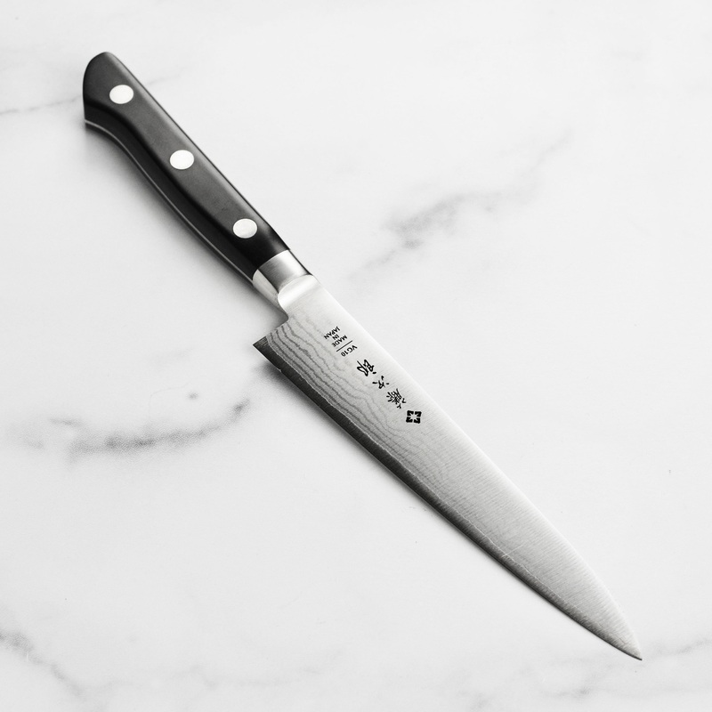 Tojiro Classic Damascus 6″ Utility Knife