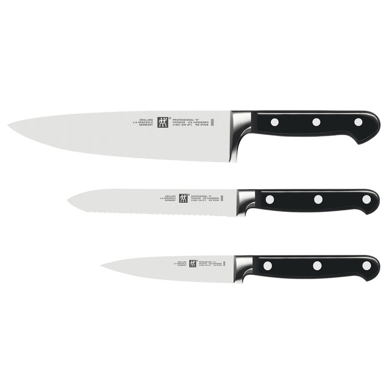 Zwilling J.A. Henckels Professional S 3-Pc Starter Knife Set