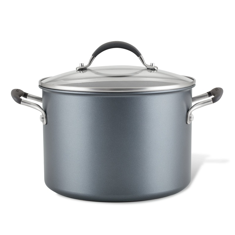 8-Quart ScratchDefense A1 Series Nonstick Stockpot with Lid