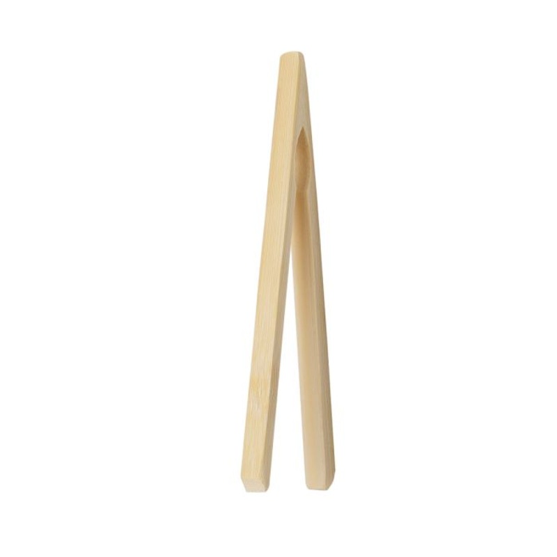 Bamboo Toast Tongs 6.5″