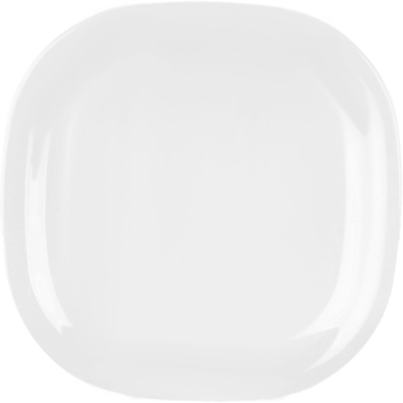 Round Square Plate Passion Melamine – Dinner Plates Reusable Plate Dinner Dishes Plates Perfect for Dinner Dishes Dishwasher Safe Break-Resistant
