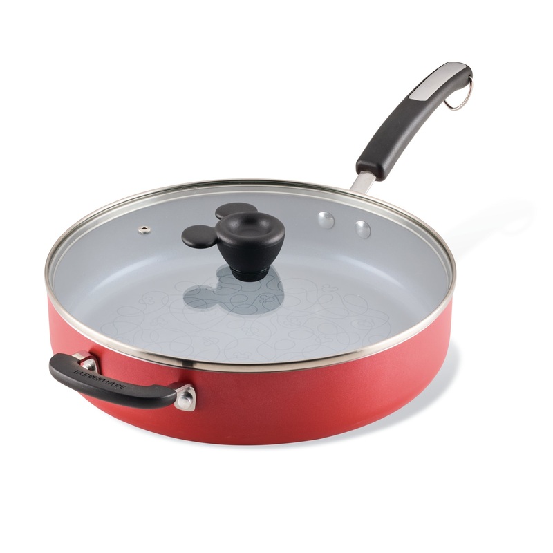 Bon Voyage 4.5-Quart Ceramic Nonstick Saut Pan with Lid and Helper Handle