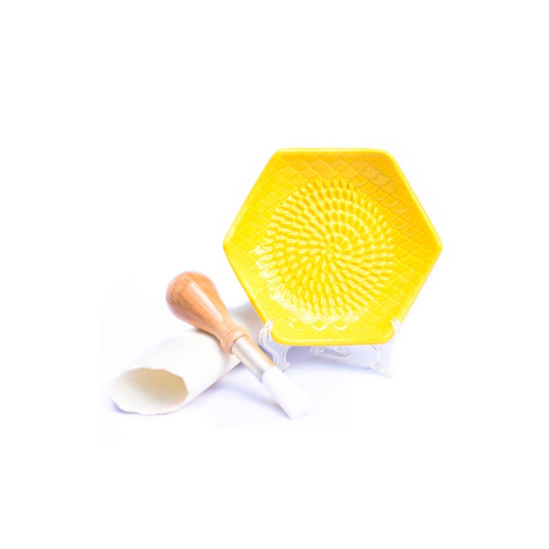 Ceramic Grater Set (3 Piece Set) – Yellow