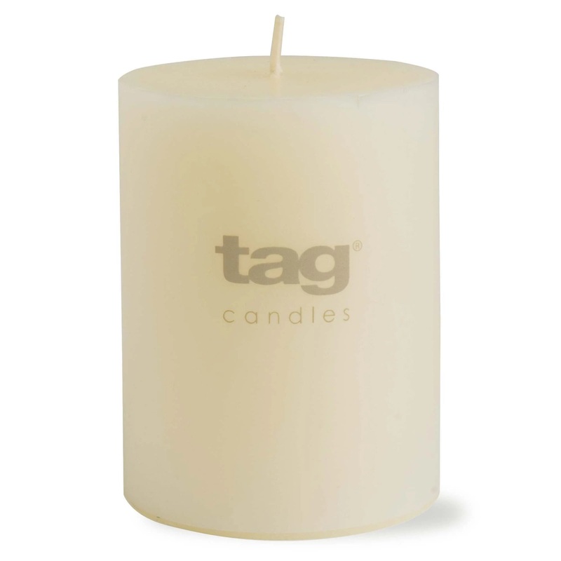 Color Studio Pillar Candle 3×4 – Ivory