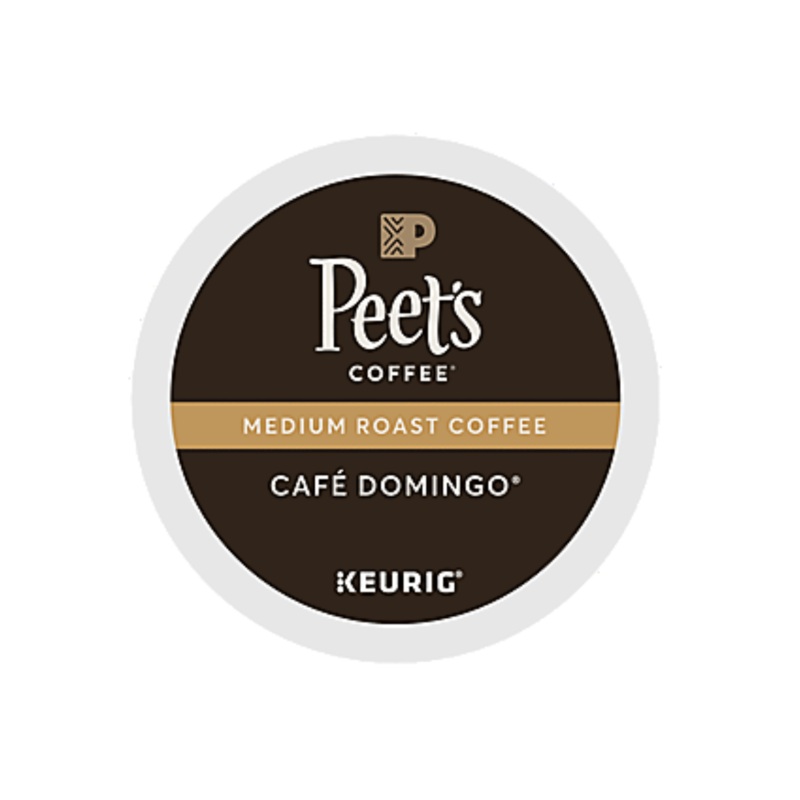 Peet’s Coffee Cafe Domingo K-Cup Pods (Case of 80)