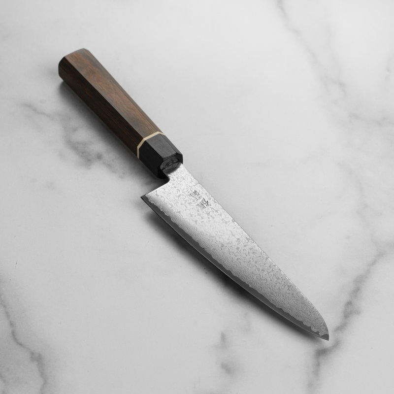 Senzo Black Damascus 5.5″ Prep Knife