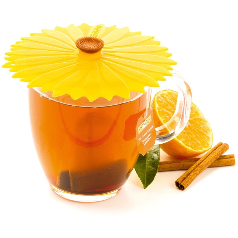 Sunflower Drink Covers by Charles Viancin