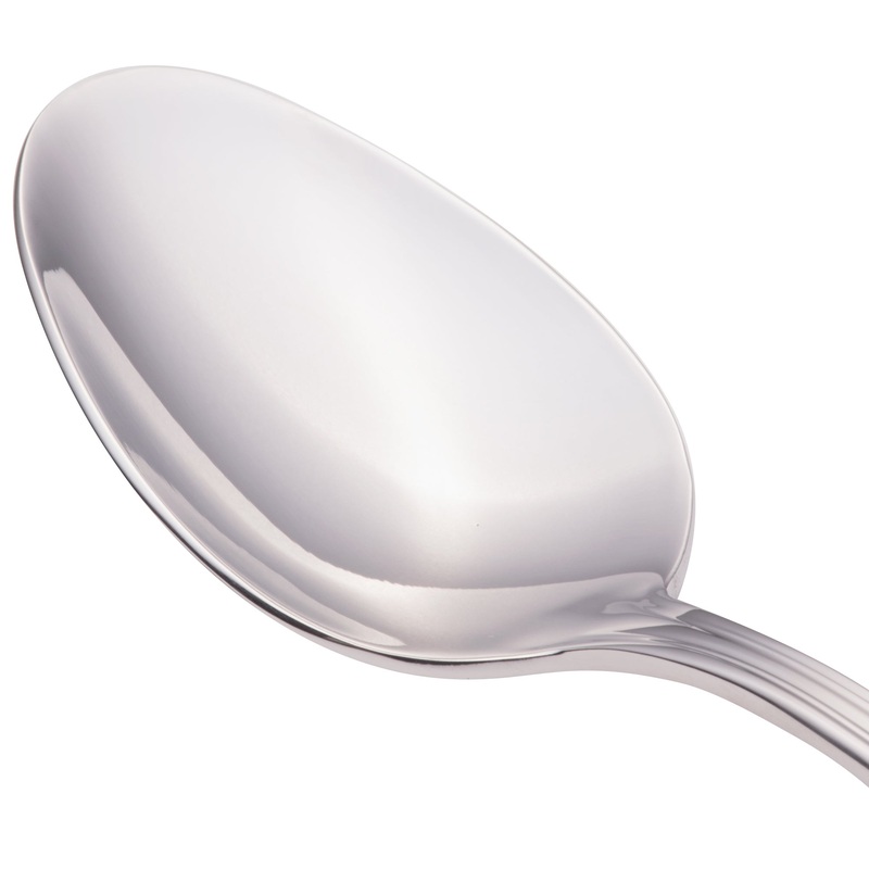 Walco 9707 Prim 6 15/16″ 18/10 Stainless Steel Extra Heavy Weight Dessert Spoon – 12/Pack