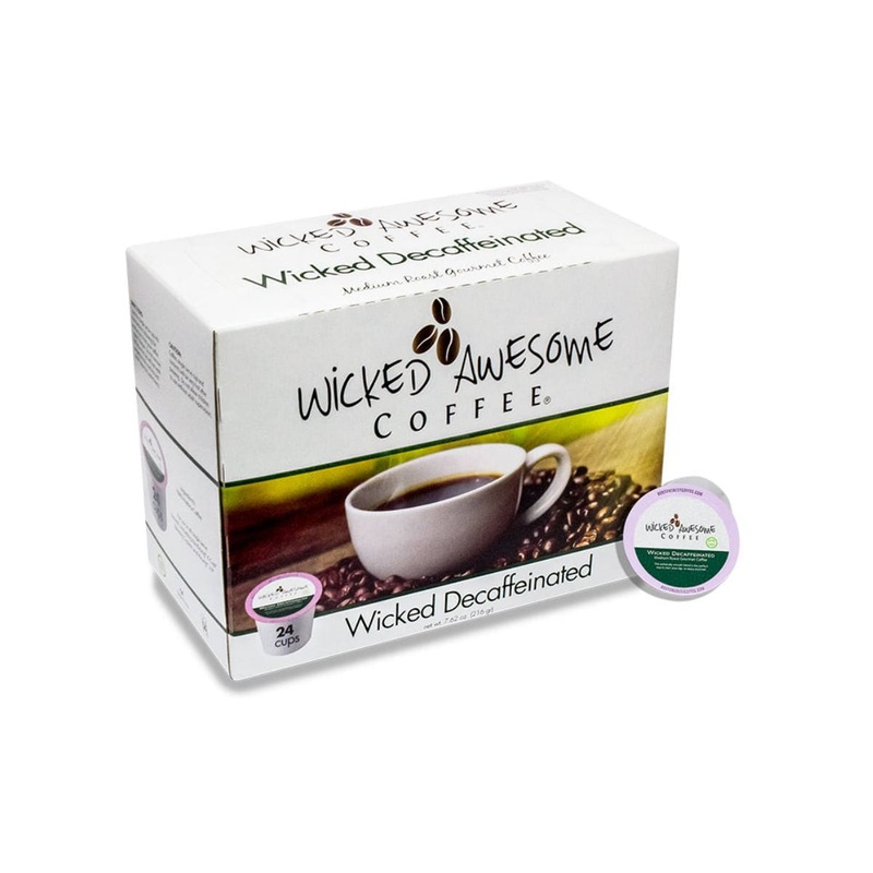 Wicked Awesome’s Decaffeinated Single-Serve Coffee Pods (Case of 96)