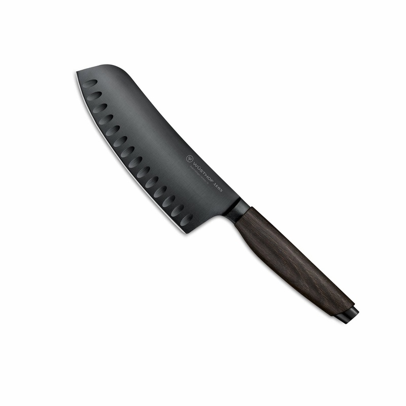 Wusthof Aeon – 7″ Santoku Knife w/Hollow Edge