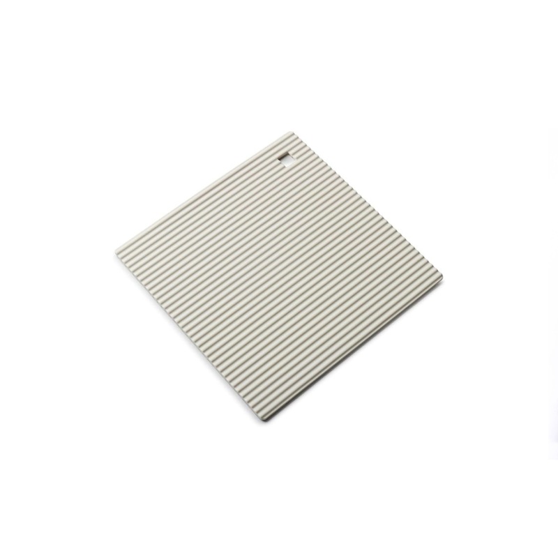 Square Silicone Trivet – Costal Cream
