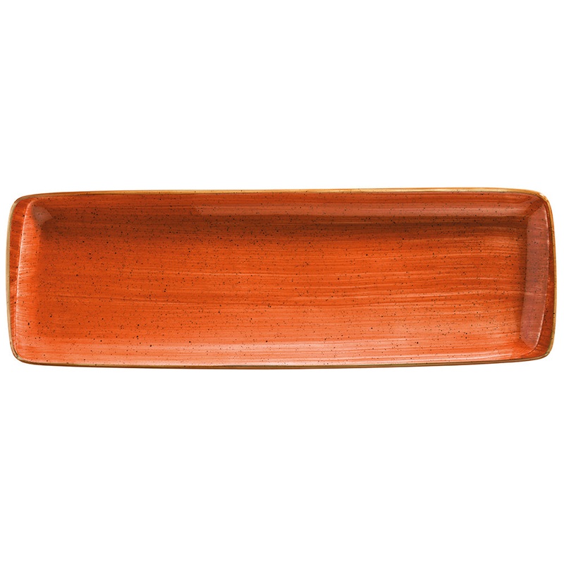 Terracota 19″ x 6.25″ x h:1″ Rectangular Terracotta Porcelain Platter