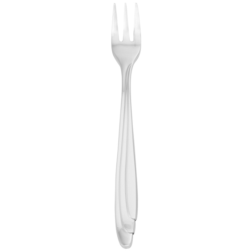 Walco 1915 Continuo 5 9/16″ 18/10 Stainless Steel Extra Heavy Weight Cocktail Fork – 12/Pack