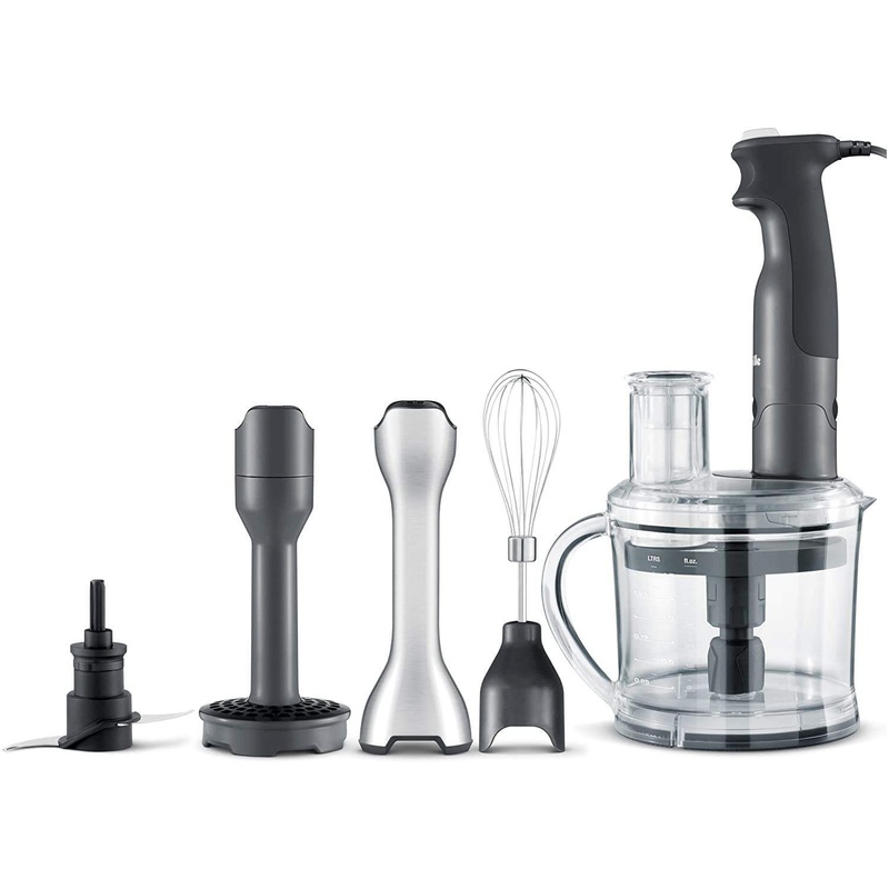 Breville All in One Immersion Blender w/ Accessories – Brushed Stainless