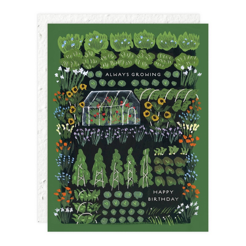 Garden Greenhouse – Birthday Card