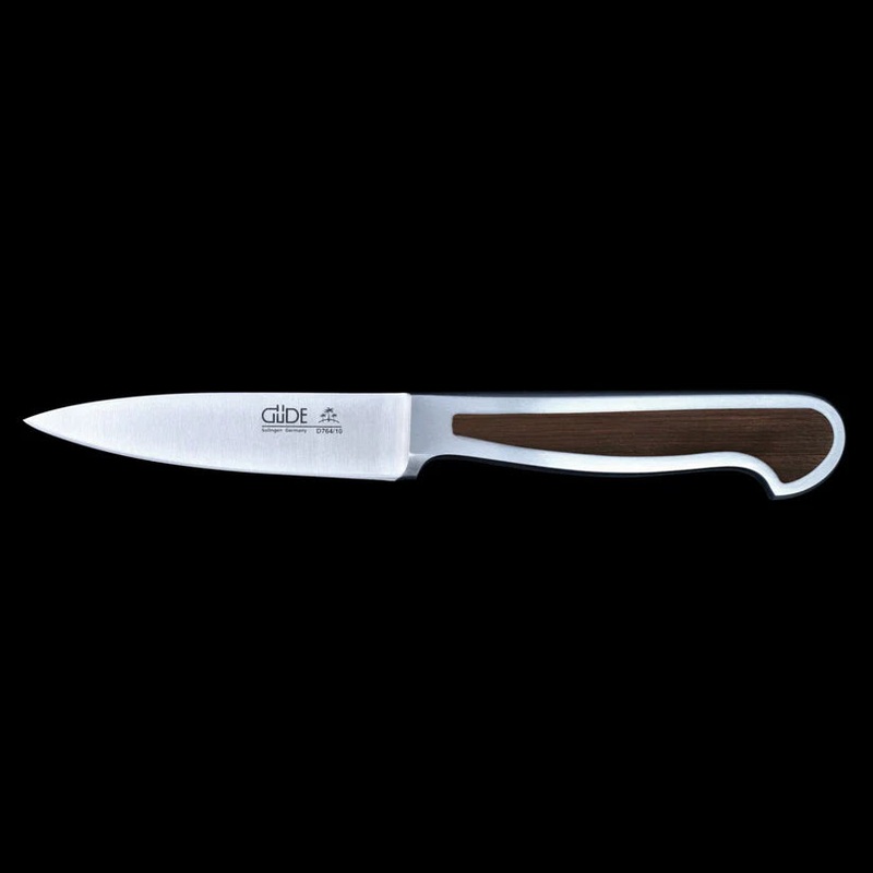 Gde Delta Series – 4″ Forged Double Bolster Paring Knife, African Blackwood Handle