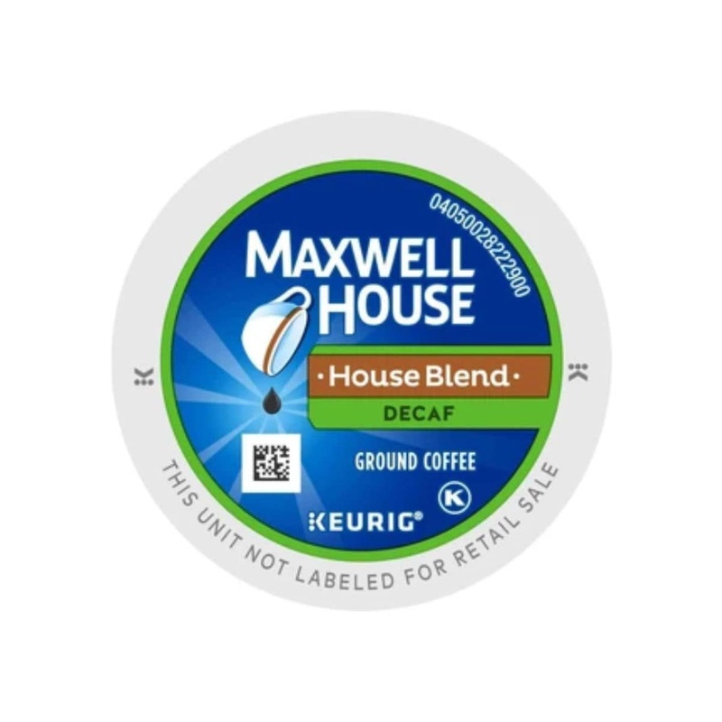 Maxwell House Decaf Blend K-Cup Recyclable Pods (Case of 48)